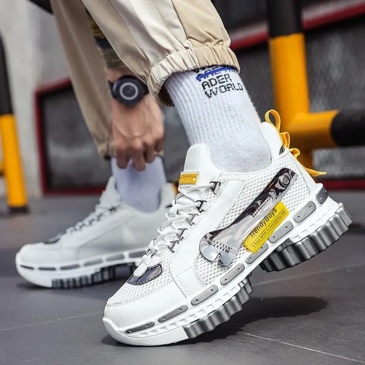 Hip Hop Fashion Height Increasing Men Casual Gear Shoes Trend Boys Dad Sneakers Breathable Chunky Zapatos Hombre | Обувь