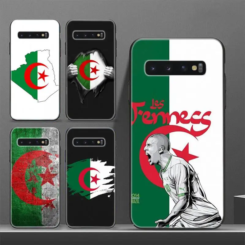 

Algeria Flag Phone Case For Samsung S8 9 10 20 Plus Note 9 10 10plus 20 20ultra M21 30