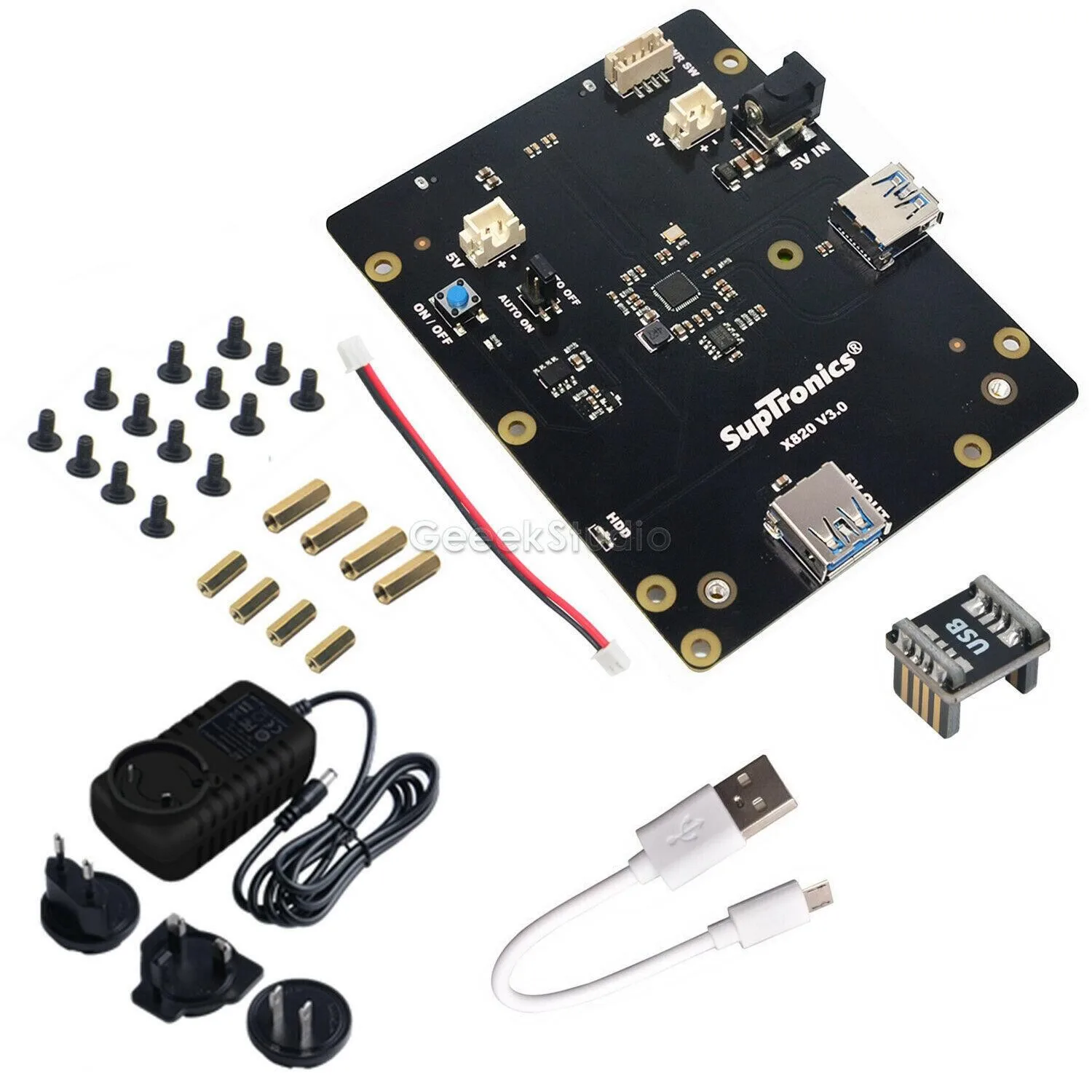 Raspberry Pi X820 V3.0 2 5 дюйма SATA HDD/SSD Плата расширения для 3 B + (Plus) / B|pi 3|sata hdd/ssdboard board |