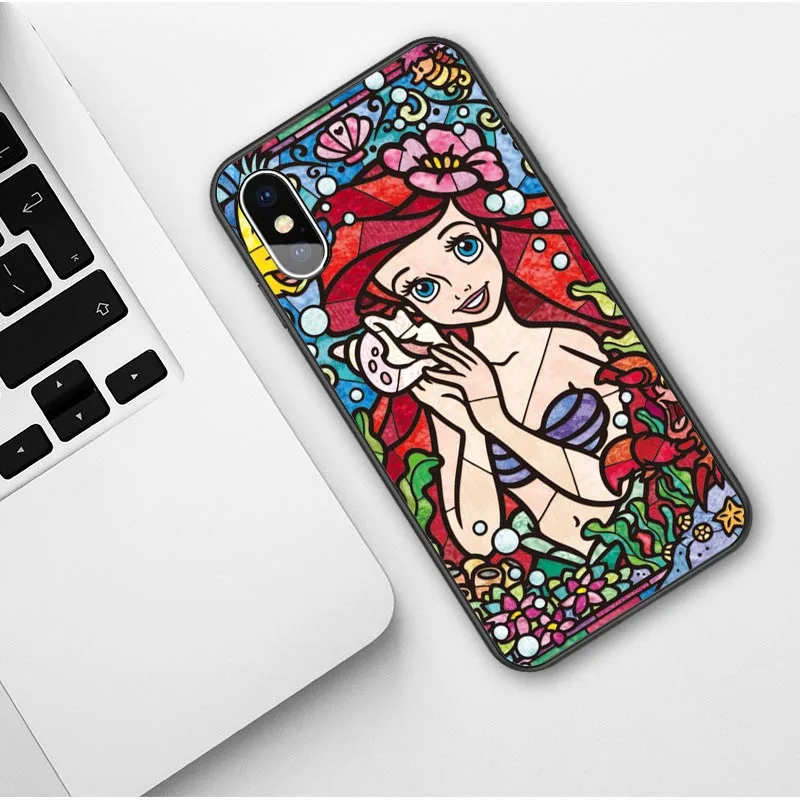 TPU Cute cartoon Stitch Soft Phone Case For iPhones 11 Pro Max Tinkerbell Cover For iPhones X 6 6S 7 8 Plus XS MAX XR Coque - Цвет: TPU