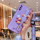 Чехол с гальваническим покрытием Nadege для Huawei Honro 9X, мягкий чехол из ТПУ с ремешком на запястье и отпечатком пальца для honor 9X, 9, X