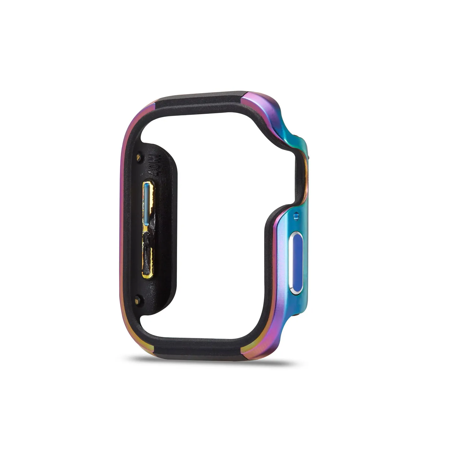Бампер часы Чехол Крышка для Apple Watch чехол 5 4 3 2 44 мм, 42 мм, 38 мм, версия из мягкого ТПУ+ сплав решетка радиатора протектор для наручных часов iWatch, 5, 4, 3, длина-44 мм, 40 мм
