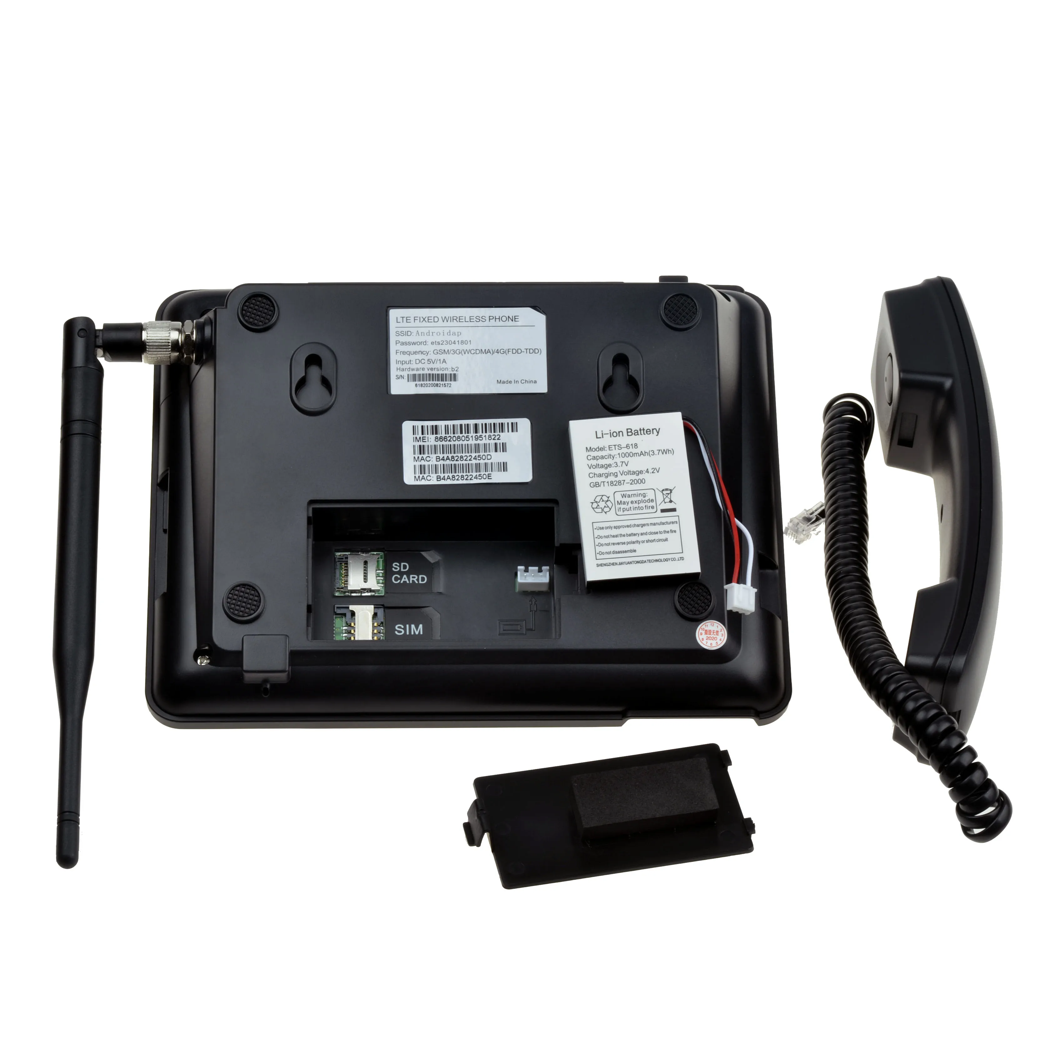 4G LTE Фиксированная беспроводная телефонный маршрутизатор с Wi-Fi звонки запись SMS