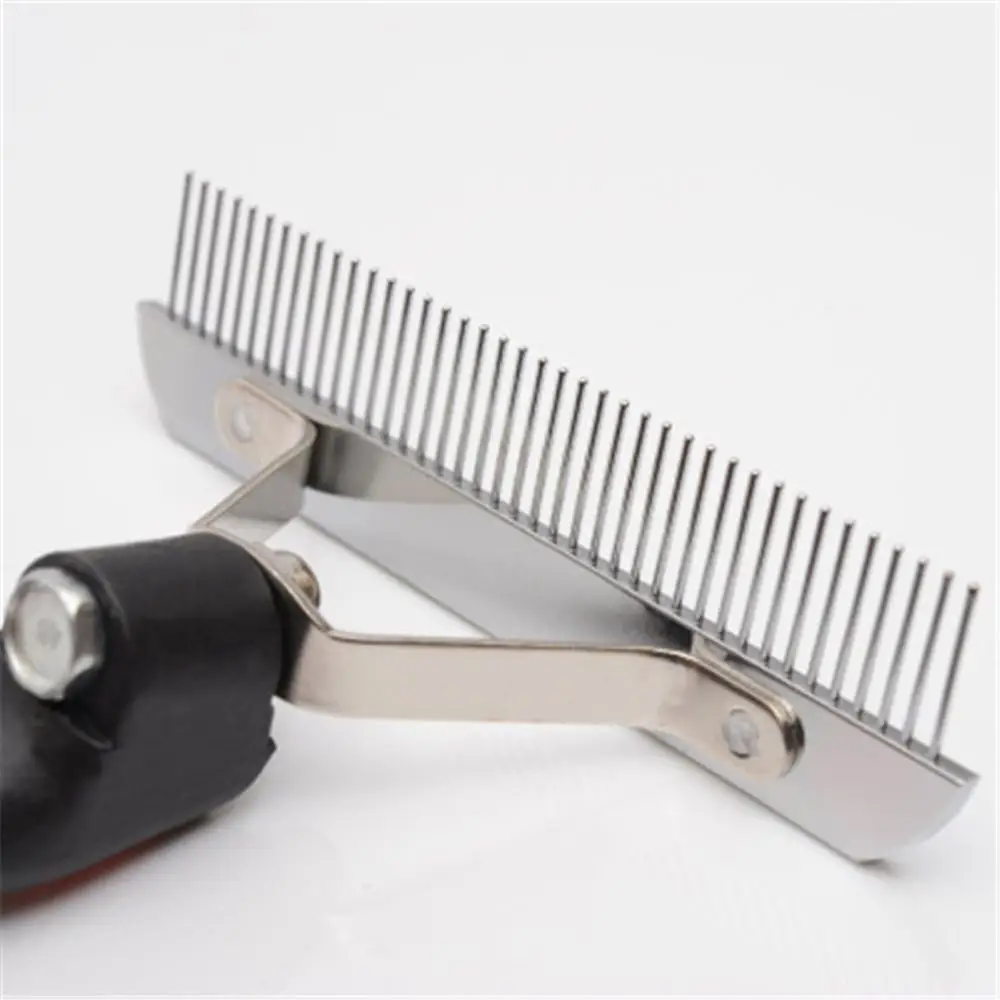 

Dogs Rake Comb Puppy Cats Brush Stainless Steel Pet Grooming Tools Short Long Hair Fur Shedding Remove Pin Combs