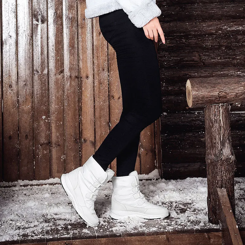 Женская зимняя походная обувь водонепроницаемые ботильоны теплая модная