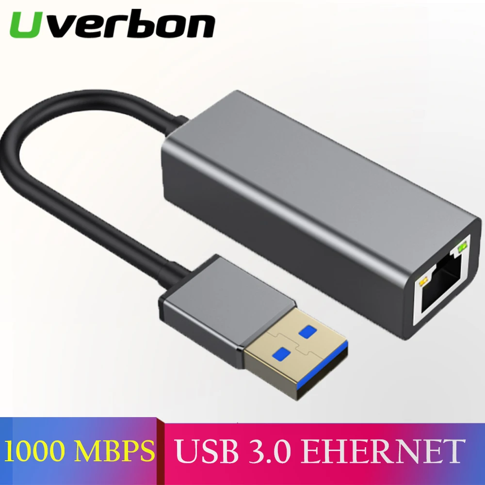 USB 3 0 Gigabit Ethernet сетевой карты RJ45 адаптер 10/100/1000 Мбит/с конвертер Realtek RTL8153 для
