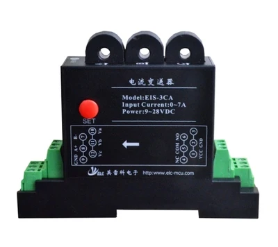 Изоляционный передатчик переменного тока 1 или 3 фазы модуль 7 А в RS485 Modbus 0-5 В