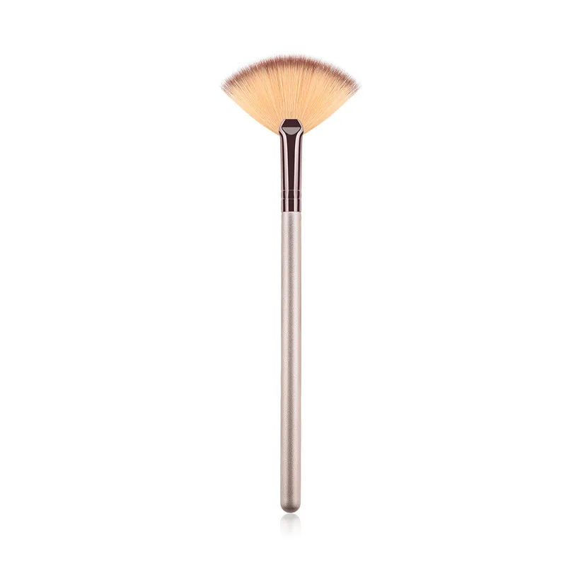 Contour Face Loose Powder Brush Champagne Gold Cosmetic Beau