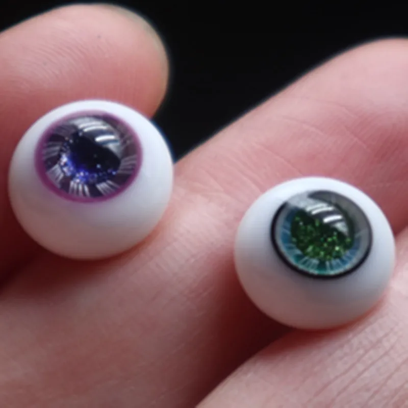 Кукольные глаза стеклянные 10 мм кукольные мини-глаза-зеленый фиолетовый |