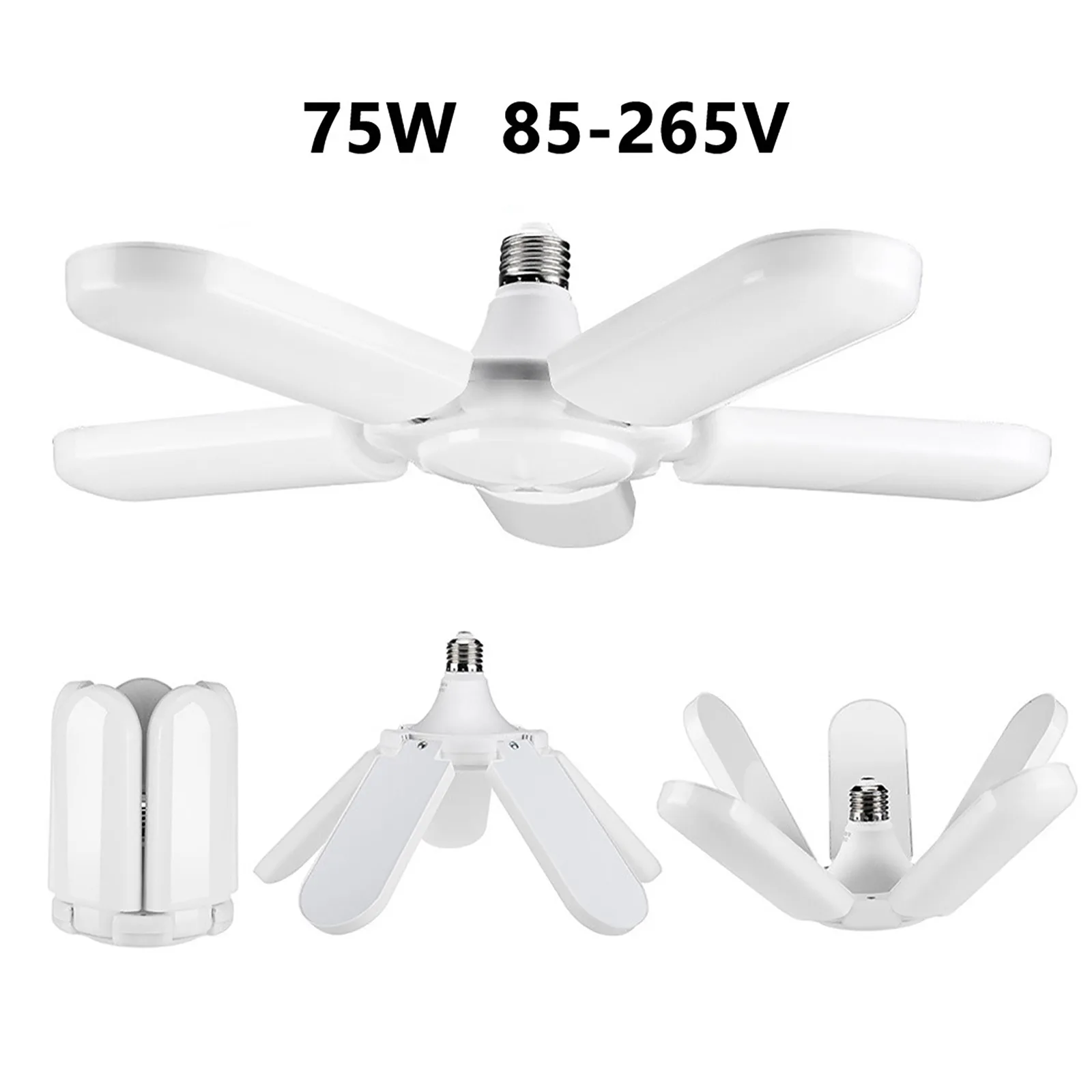 

Супер яркий промышленный светильник ing 75 Вт E27, светодиодный вентилятор для гаража 85-265 в 2835, светодиодная промышленная лампа для высоких про...