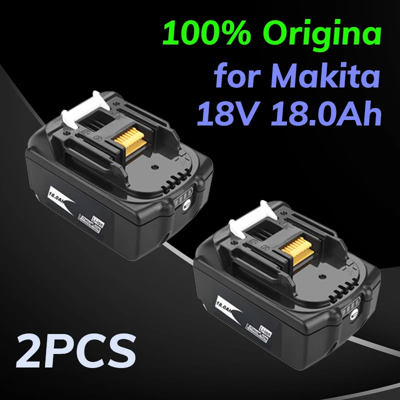 Аккумуляторные батареи BL1860 18В 18000 мАч литий-ионные для Makita аккумулятор 6Ah BL1840 BL1850