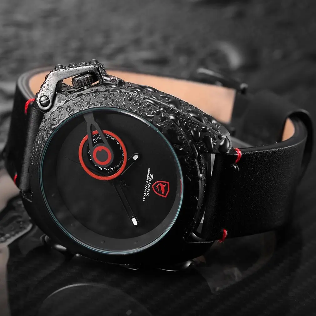 Часы наручные SH446 Tawny SHARK Мужские спортивные роскошные кварцевые модные с красной