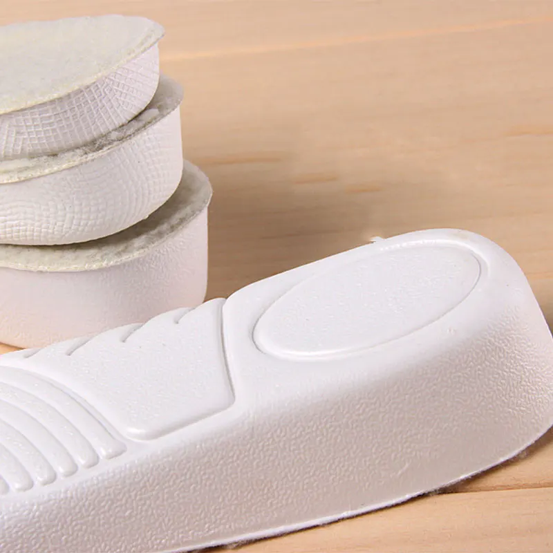 1 pair Height Increase Insole EVA Pigskin Insoles Gel Flat Foot Silicone Soles Orthopedic Shoe pad Lift | Обувь