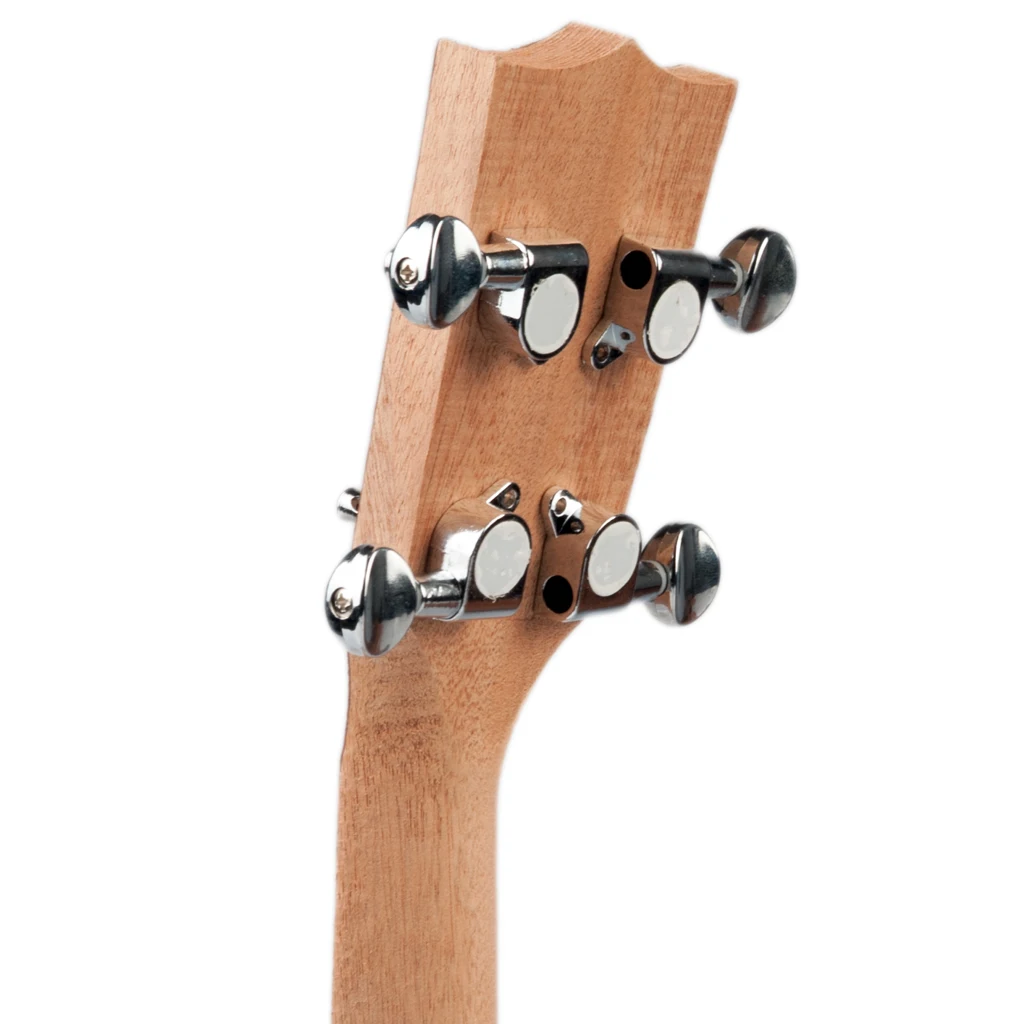 

4Pcs Metal Machine Heads Tuners Left+Right for Ukulele 4 String Ukulele Accessory, Silver