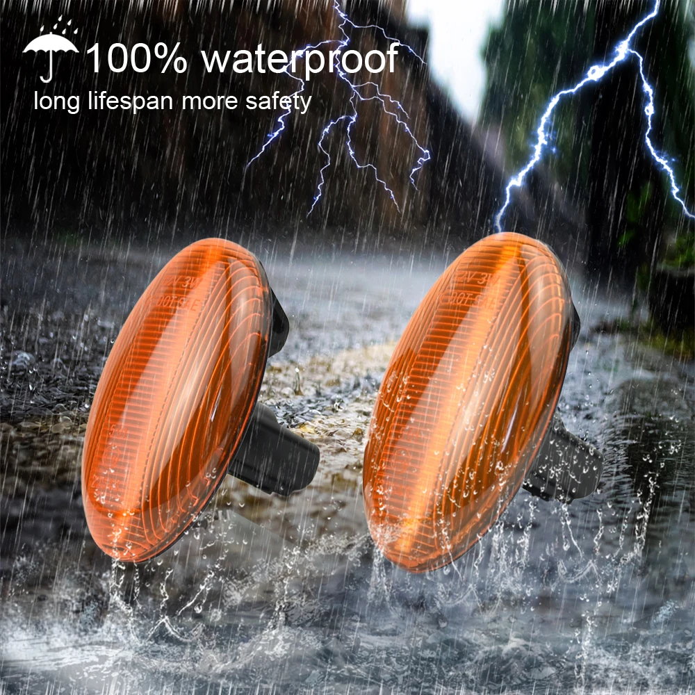 

Car Side Marker Lamp Dynamic LED Turn Signal Lights For Subaru Forester 2001-2005 For Subaru Forester 2001-2005 Auto Accessories