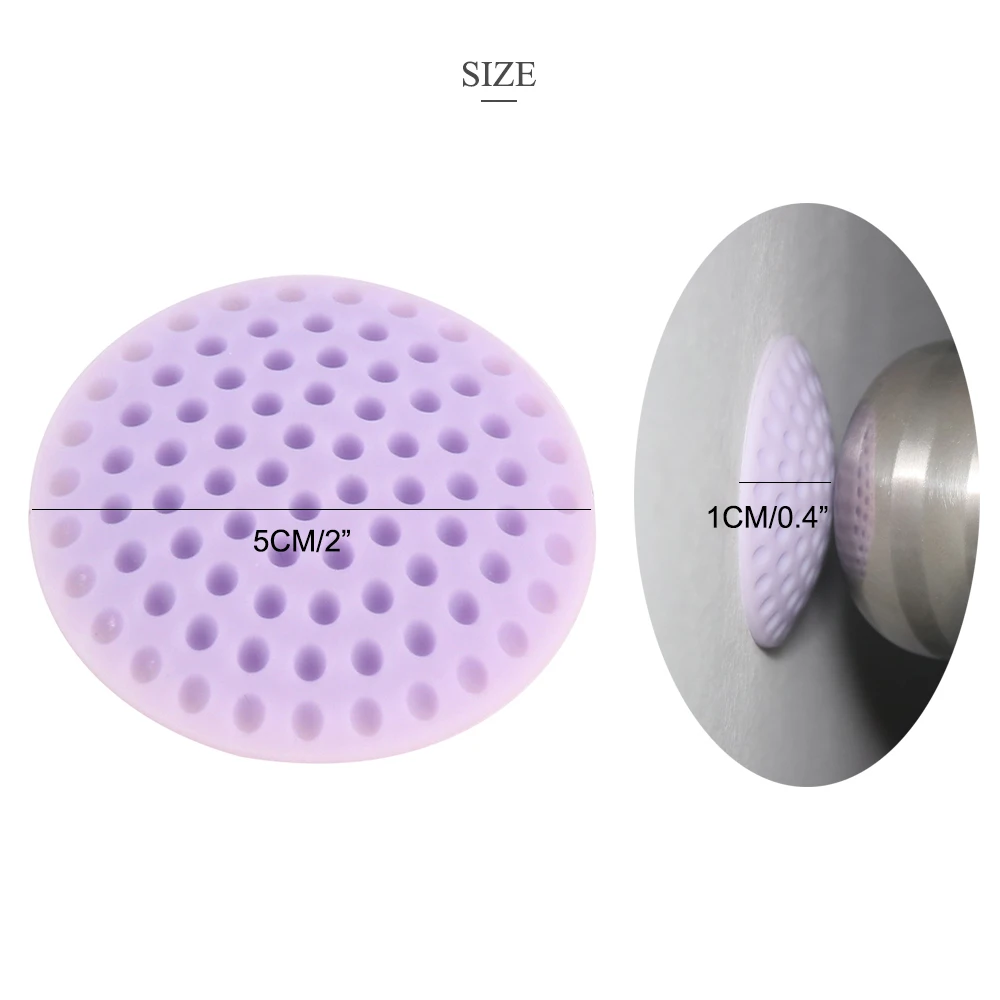 1/4 шт. резиновые бафы для дверных ручек|Дверные ограничители| |