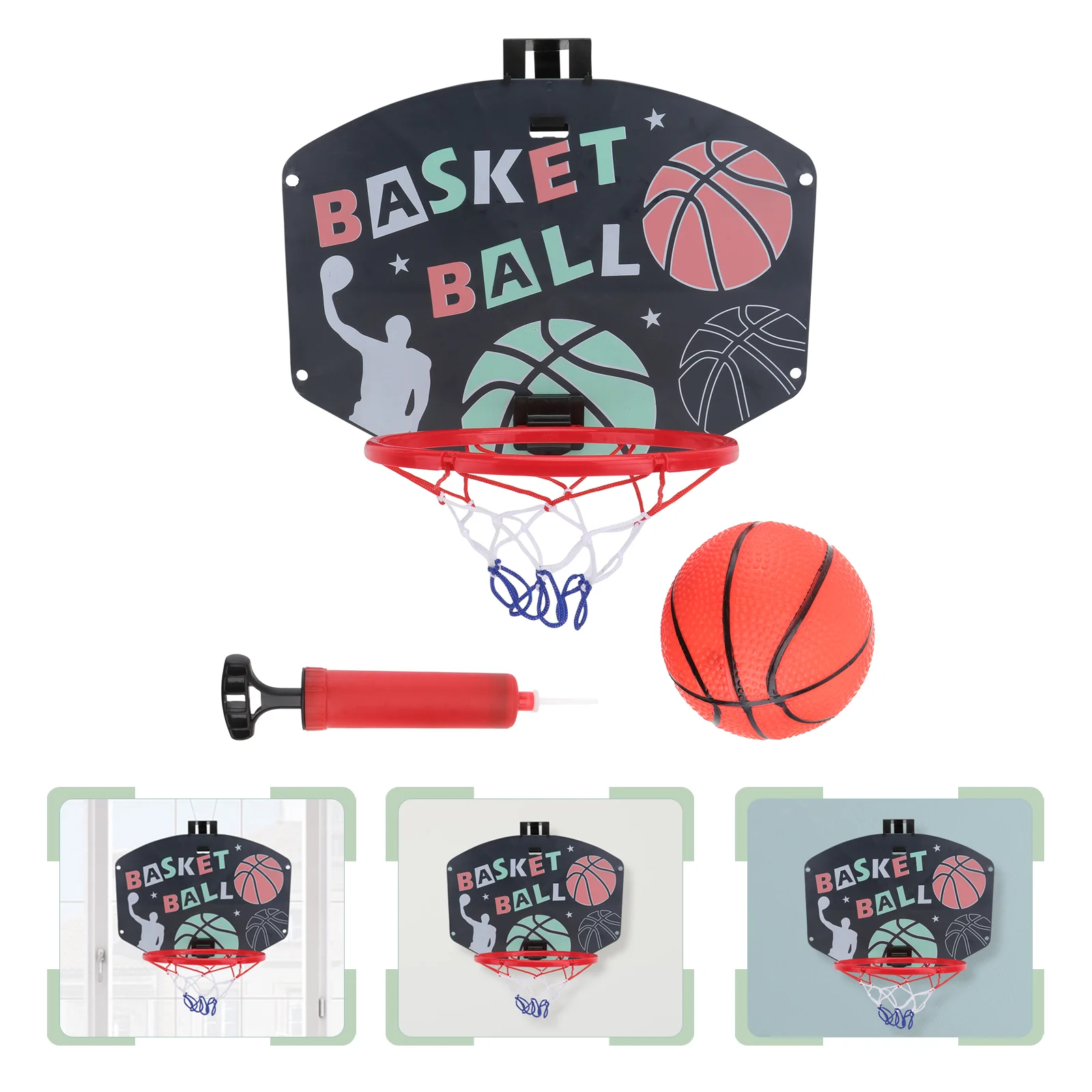 

1 Set of Children Basketball Toys Exercise Toys Indoor Basketball Game Plaything