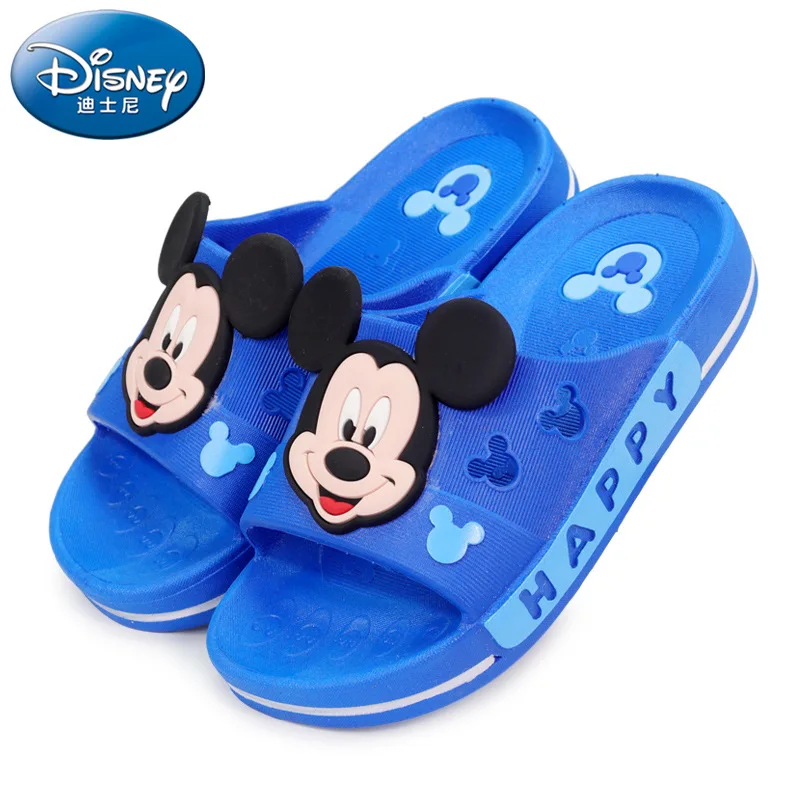 2020 Disney Mickey Mouse Slippers for Kids Baby Toddler Soft Indoor Bathroom Flip Flops Summer Boy Girl Beach Shoes |
