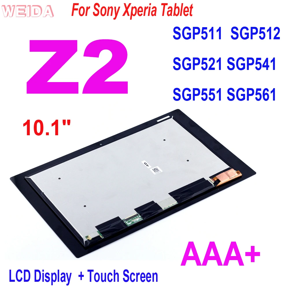 AAA + 10 1 &quotЖК-дисплей для Sony Xperia Tablet Z2 SGP511 SGP512 SGP521 SGP541 SGP551 SGP561 ЖК-дисплей сенсорный