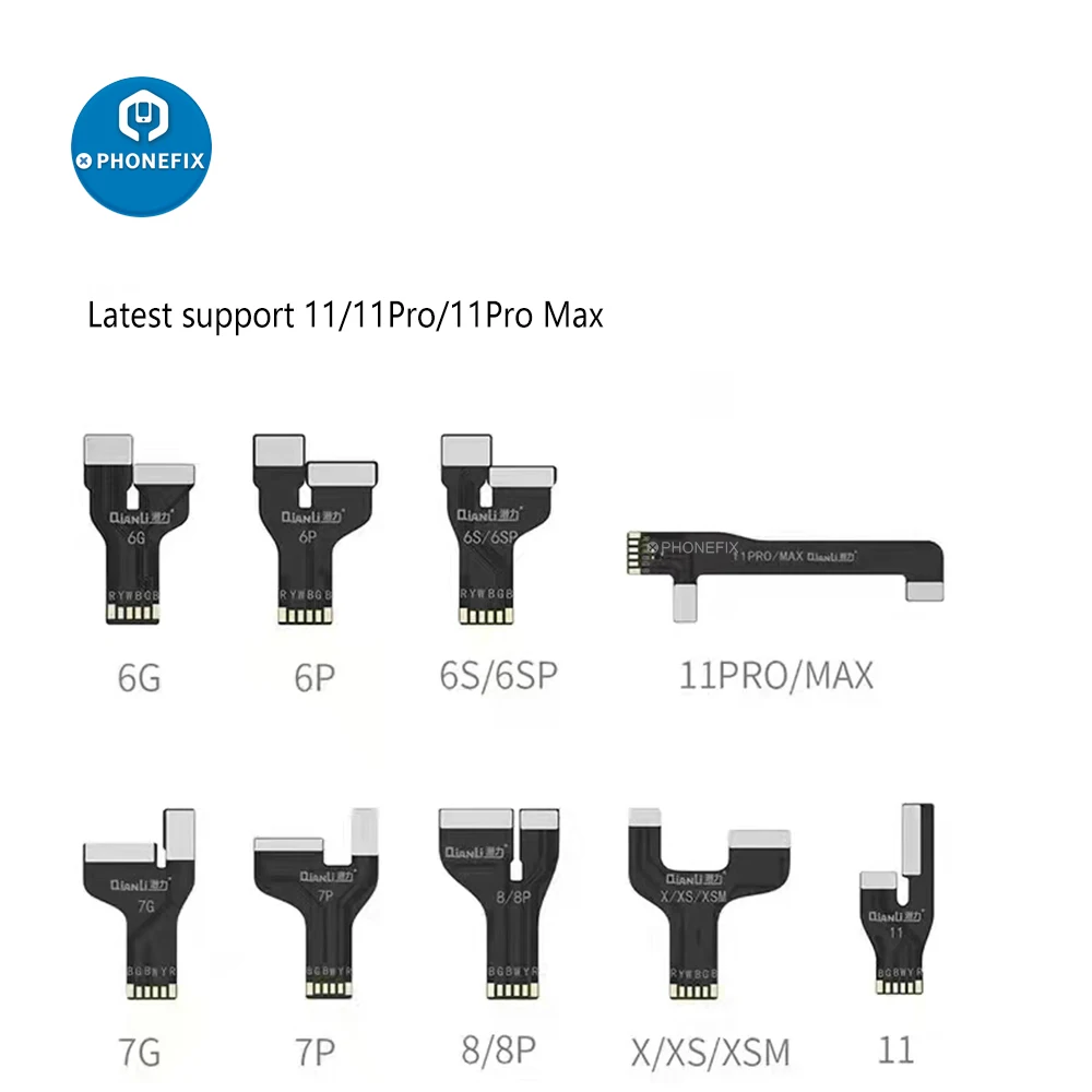

Кабель питания iPower Pro Max для ремонта телефонов iPhone 6 -11 Pro Max, 9 шт.