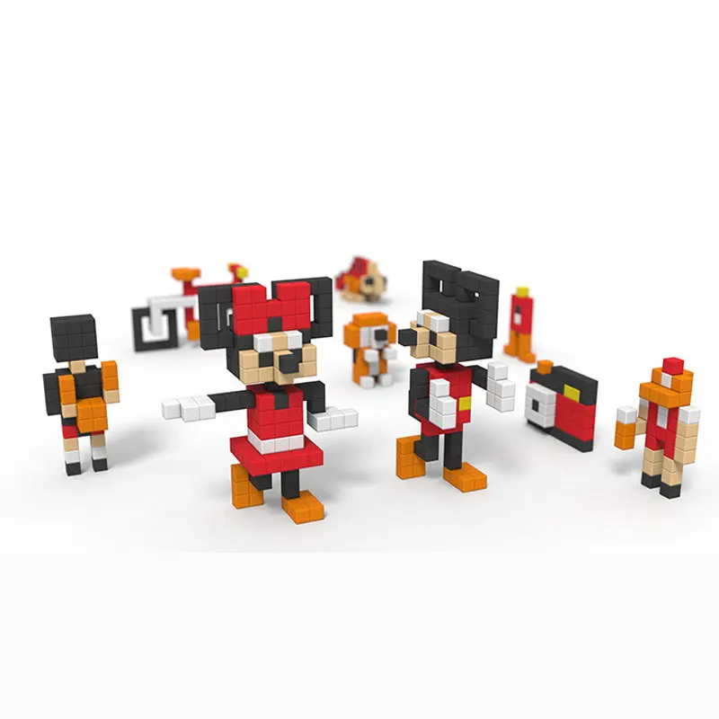 Bloques de construcci&oacute;n coloridos para ni&ntilde;os, juguetes educativos de inteligencia, regalo de cumplea&ntilde;os-3