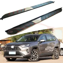 Новое поступление, шаг в сторону, подходит для Toyota RAV4, платформа, Беговая доска, Nerf бар, алюминиевая защита