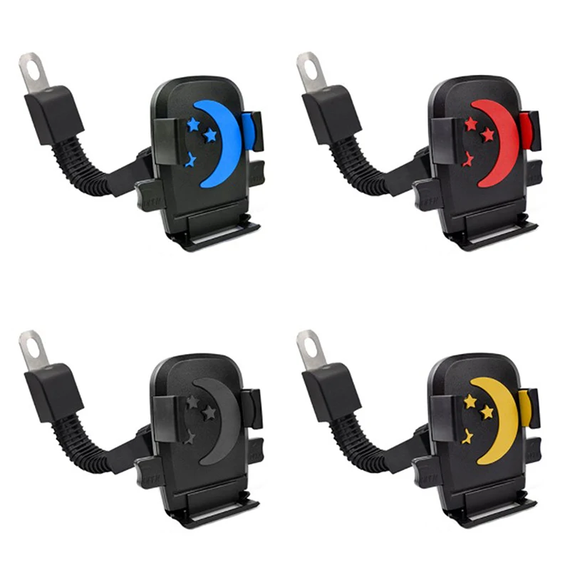 

Motorcycle Scooter Universal 360 Degree Rotating Rearview Mirror Telephone Bracket Mounting Bracket Mobile Phone Bracket