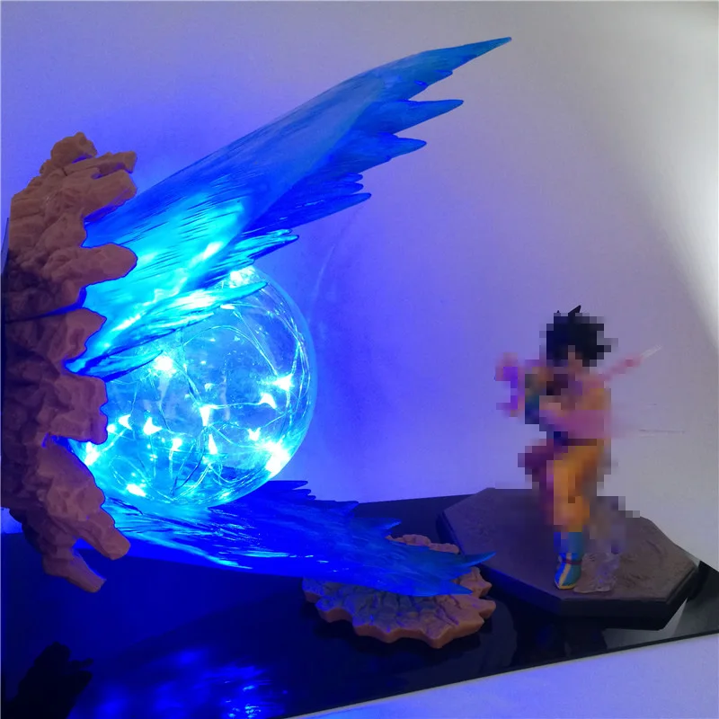 DBZ Super Goku Vegeta Gogeta лампа с экшн-фигурками ультра инстинкт DIY аниме модель для