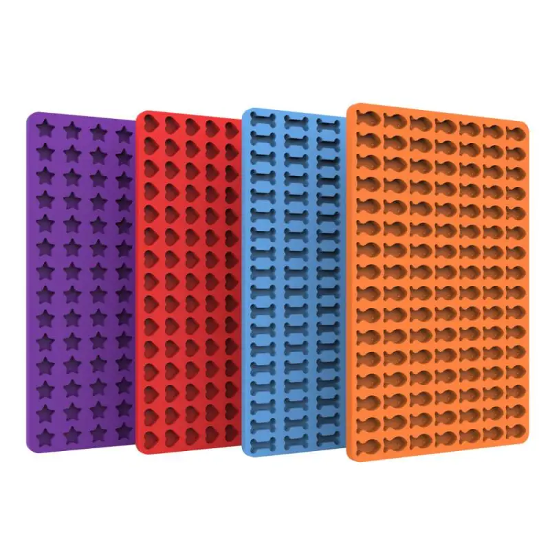 

Silicone Baking Molds Ice Cube Tray DIY Mini Star heart fish bone shaped Chocolate Cake Fondant 3D Pastry Jelly Cookies Mould