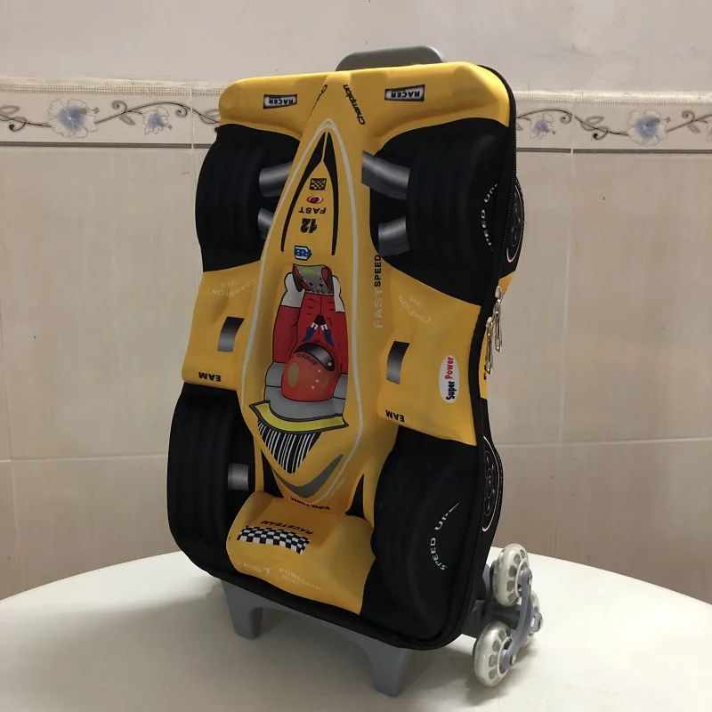1PCS Brand 3D boy anime Lovely cat trolley case kids Climb the stairs luggage Travel rolling suitcase girl cartoon child pencil box - Цвет: 1PCS
