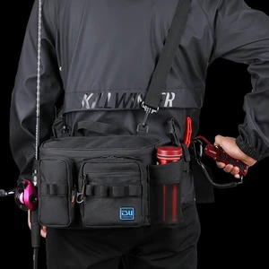 Сумка для рыболовных снастей TSURINOYA RX1911, многофункциональная, водонепроницаемая, наплечная, 2019