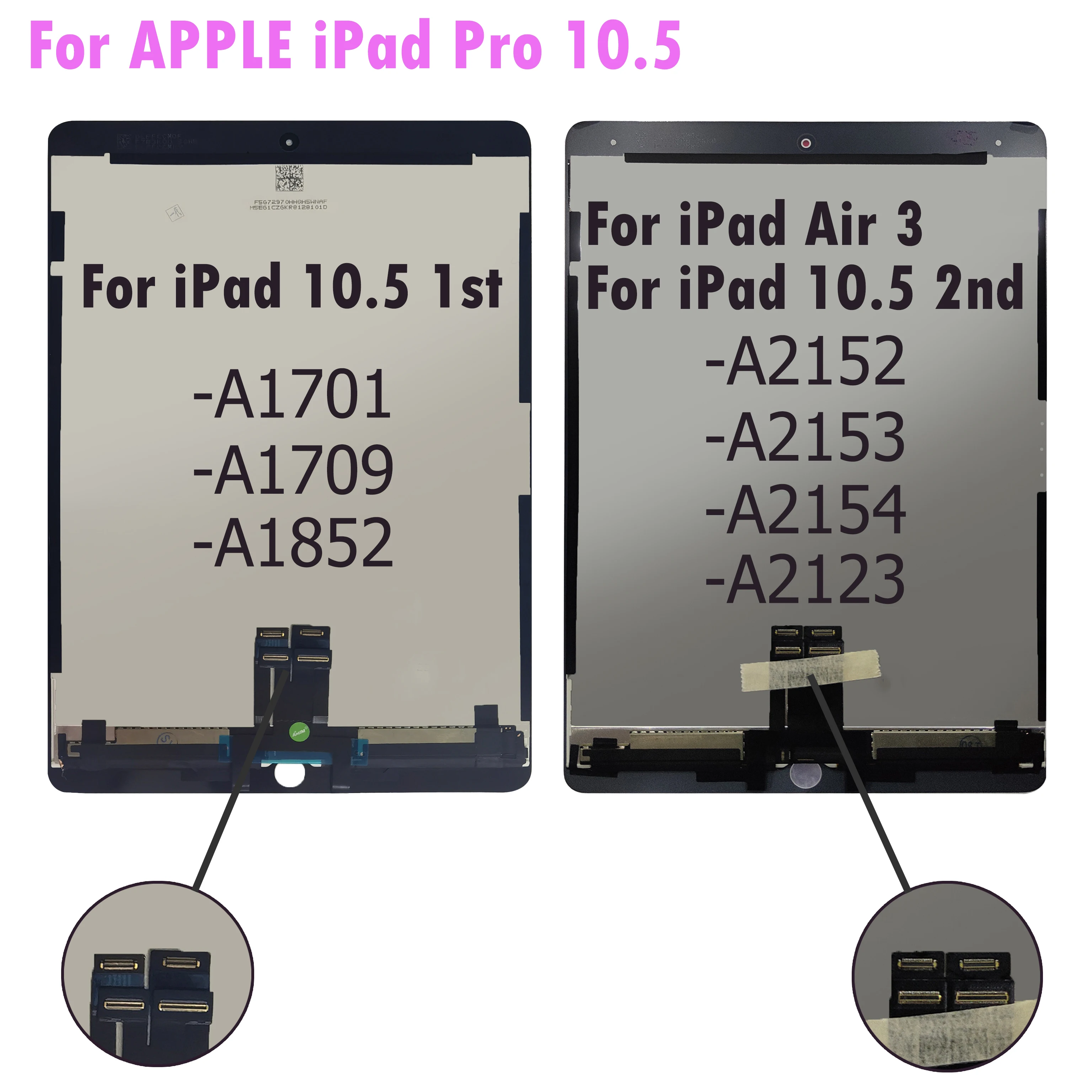 OEM 10 5 &quotЖК-дисплей для iPad Pro A1701 A1709 A1852 A2152 A2123 A2153 A2154 ЖК-дисплей Дисплей кодирующий