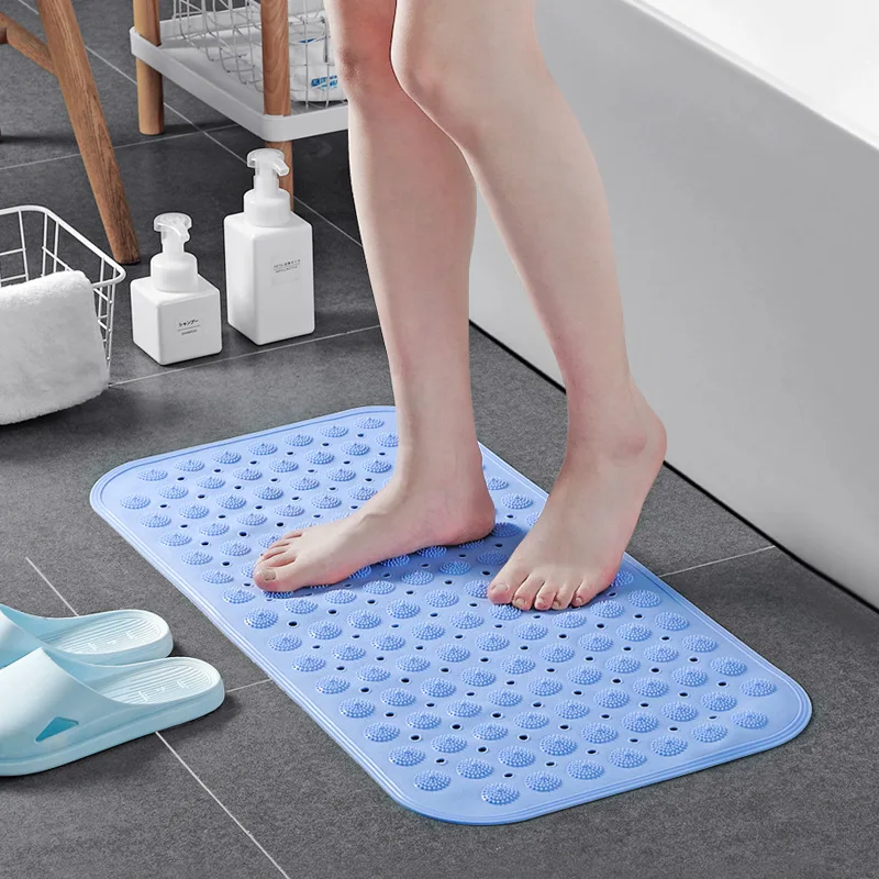 

1pcs Shower Bath Mat Environmental Protection Tasteless Toilet Household Bathtub Bathroom Hollow Hydrophobic Anti-Slip Pad