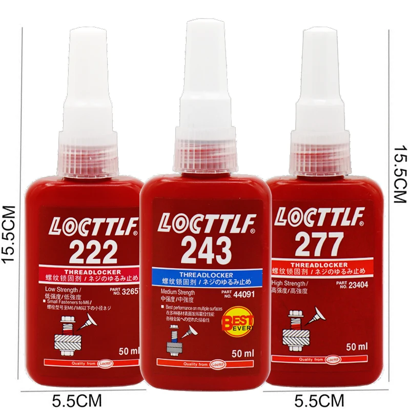 Винтовой Клей 50 мл 1 шт. блокирующий агент резьбы анаэробный клей 243 устойчивость