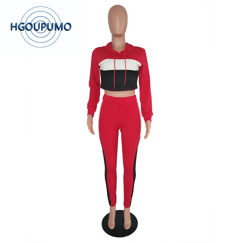 Комплект из двух предметов сексуальный спортивный костюм в полоску женский топ с