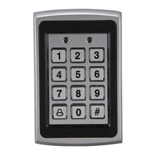 Waterproof Metal RFID Access Control Keypad Password Card Reader Keypad Key Fobs Password Access Lock Door Access Control System