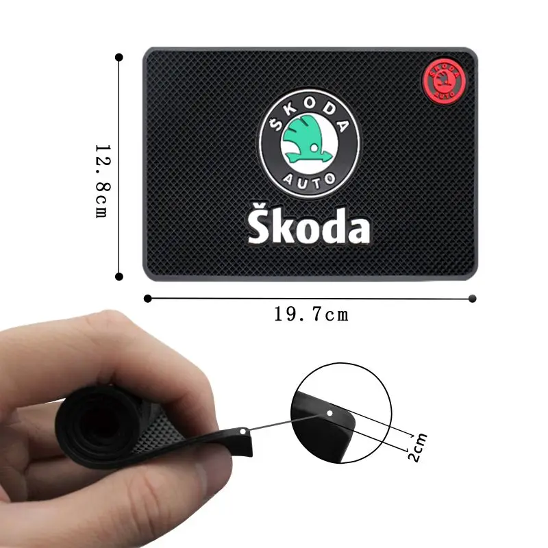 1 шт. водонепроницаемые нескользящие накладки на приборную панель с логотипом