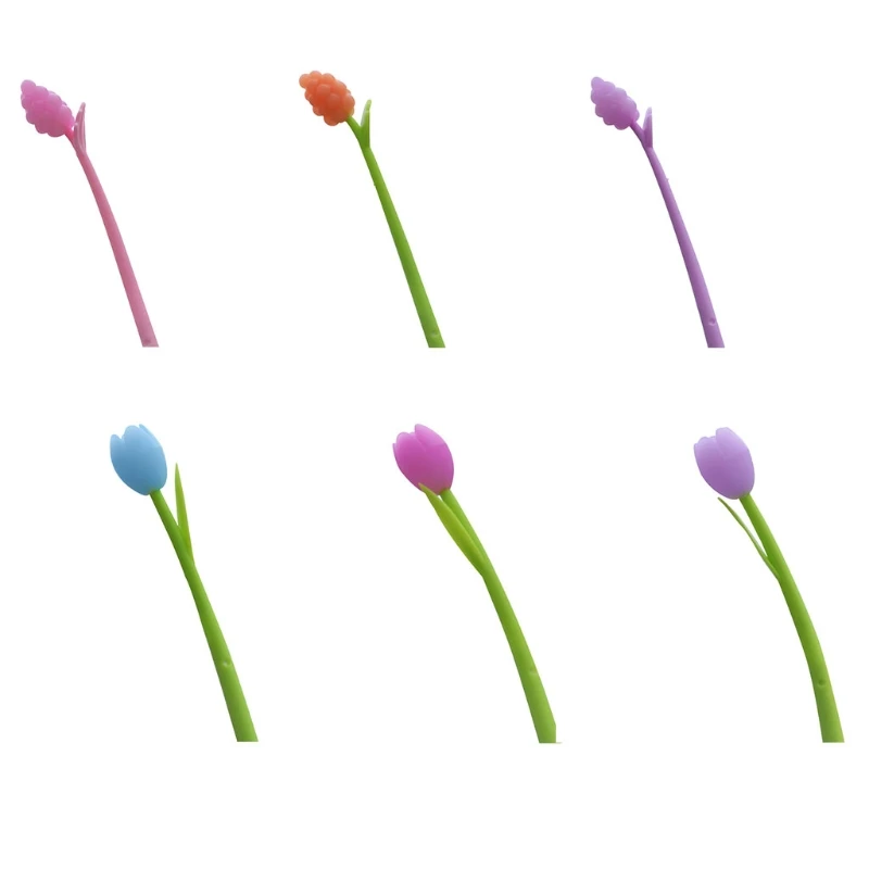 

4 шт. Цвет Изменение цветок ручки 0,38 мм Творческий гелевая ручка, ручка, канцелярские принадлежности для офиса, школьные принадлежности Студ...