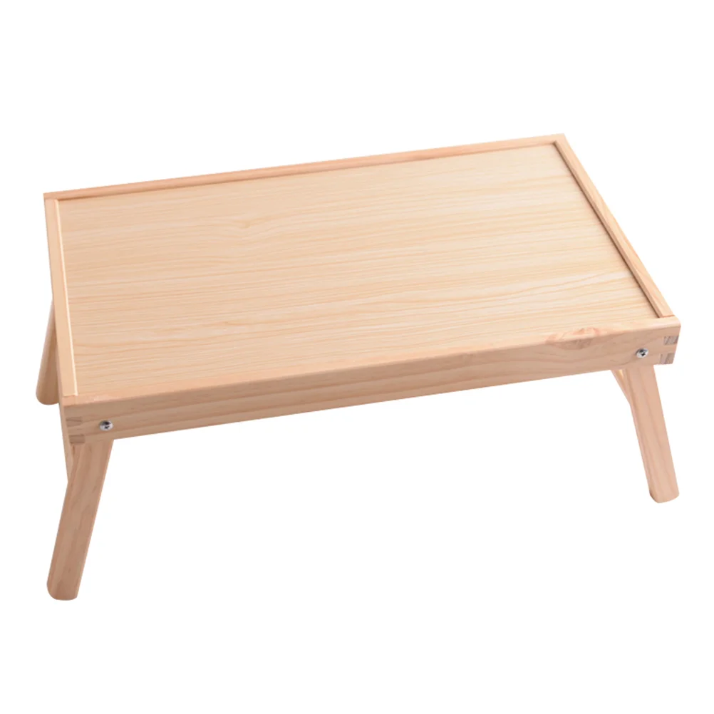 

1 шт. Многофункциональная портативная деревянная кровать, стол для ноутбука, складной сервировочный столик для чая, кабинета, завтрака (дере...