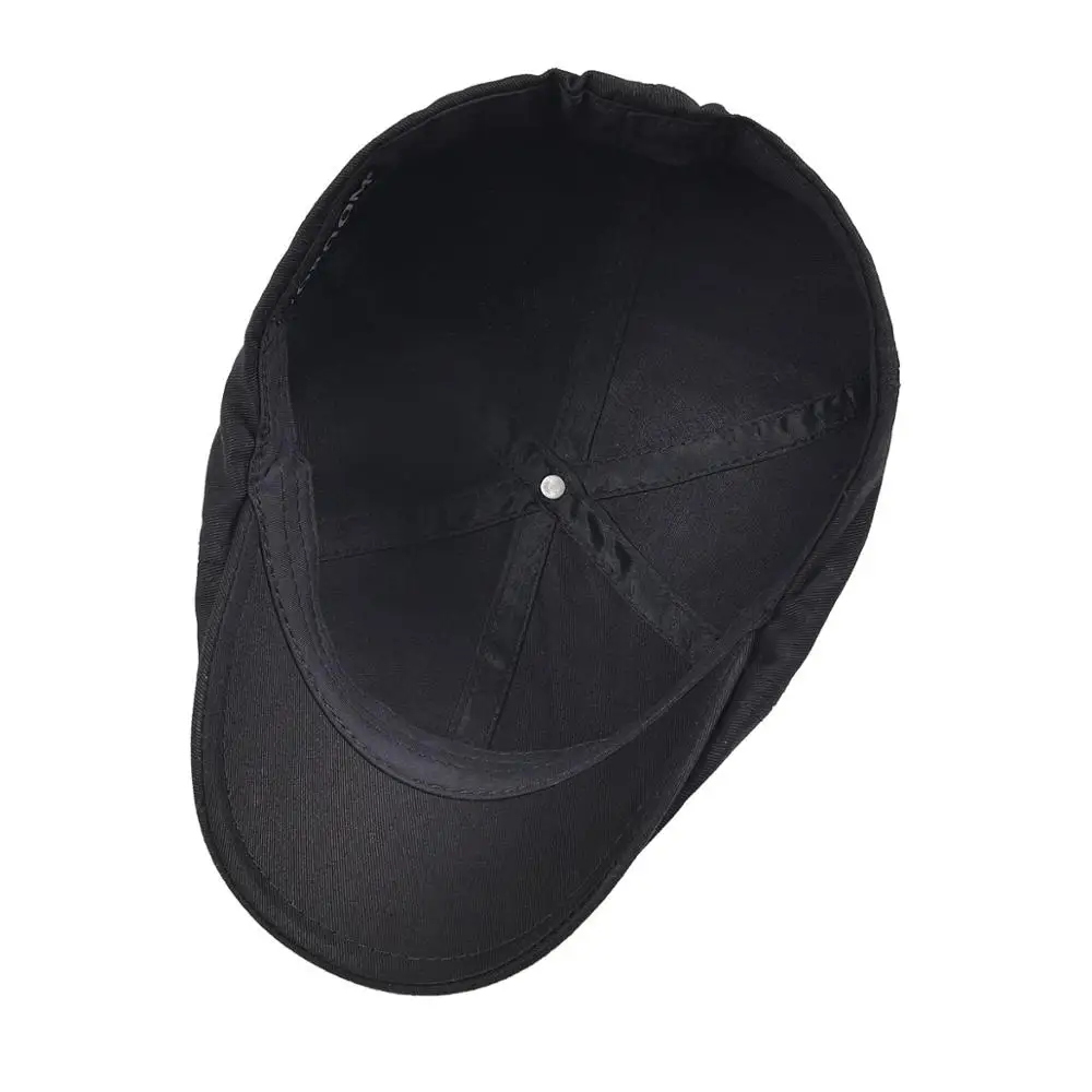 VOBOOM Twill хлопковый плоский плющ кепка мужская женская кофейная коричневая