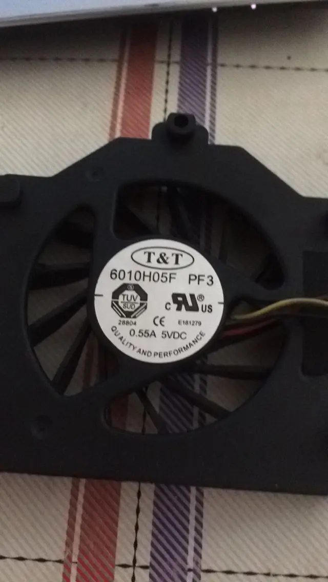 

Original T&T 6010H05F PF3 0.55A 5VDC Notebook cooling fan