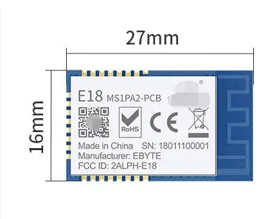 E18-MS1PA1-PCB 20dBm 1 км CC2530 PA 2 4 ГГц низкая стоимость ZigBee модуль CC2530F + CC2592 беспроводной 4G