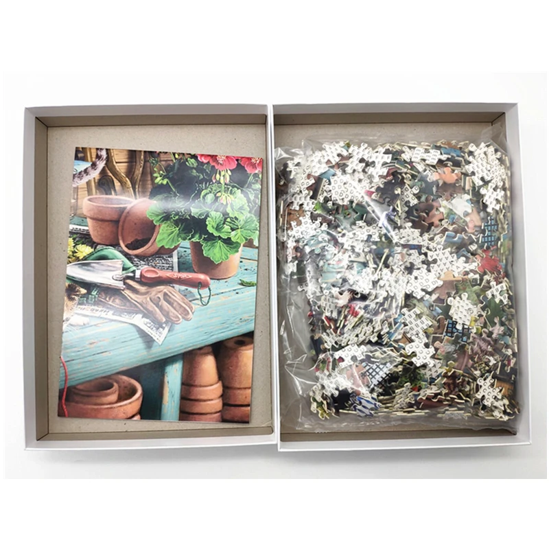 

Jigsaw Puzzle 1000 Pieces Children Adult Decompression Educational Toys Decoration Birthday Gift Windowsill Cats