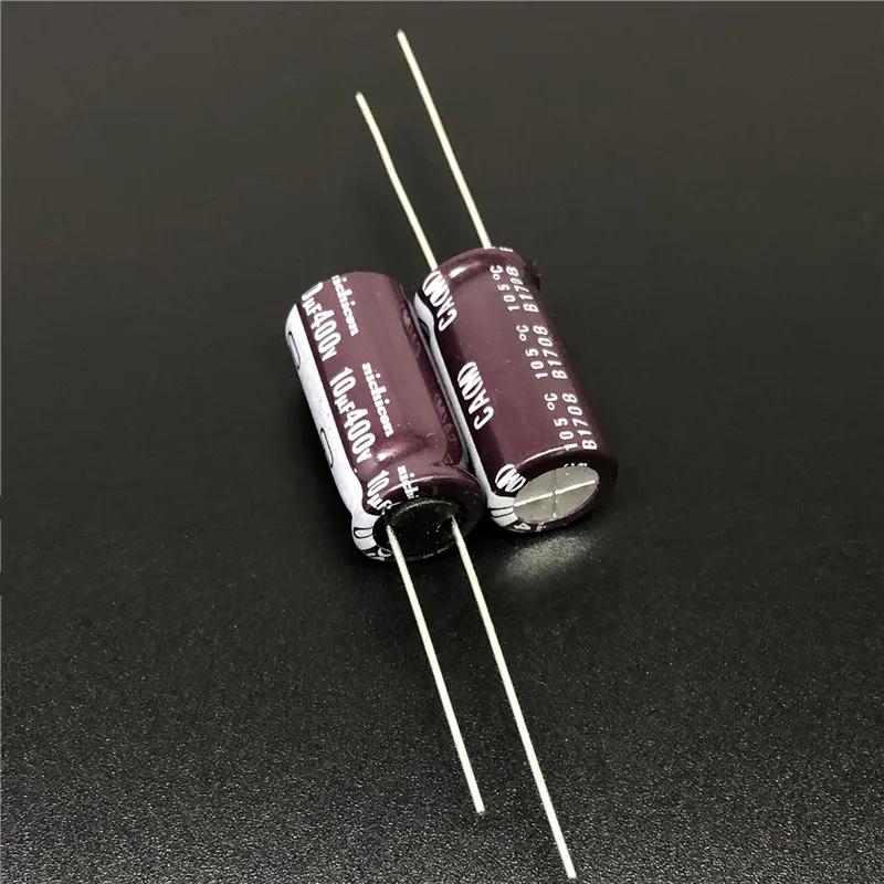 10 шт. мкФ 400 В NICHICON CA Series 10x20 мм Высокая пульсация тока длительный срок службы 400в10