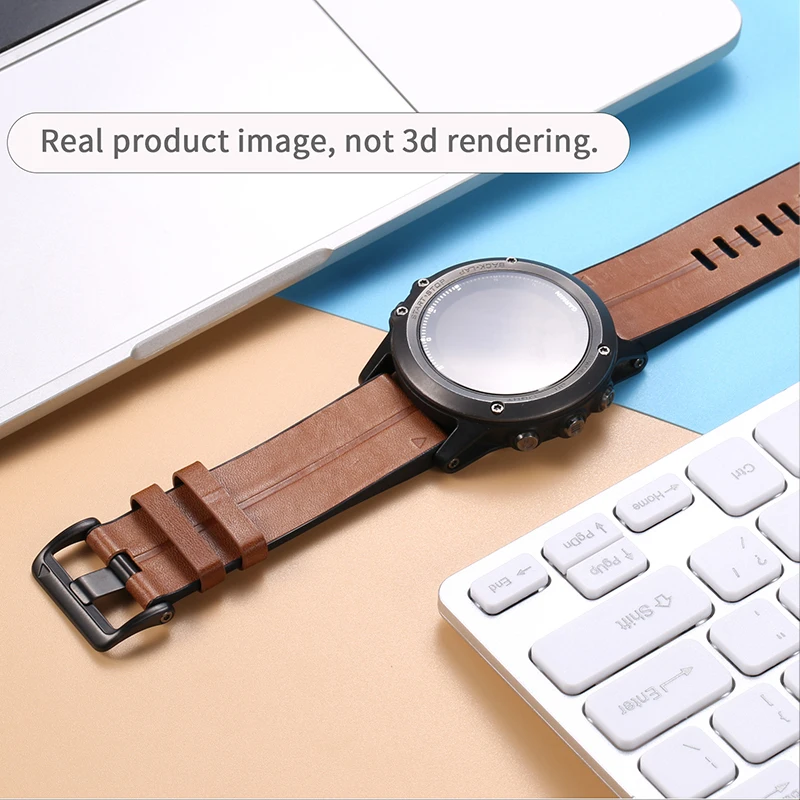 Fenix 5S 5 5x Quickfit Leather Strap Suitable for GARMIN Fenix6s 6 6x Plus Fenix3HR s60 935 MK1 D2 Smart Watch Band Accessories enlarge