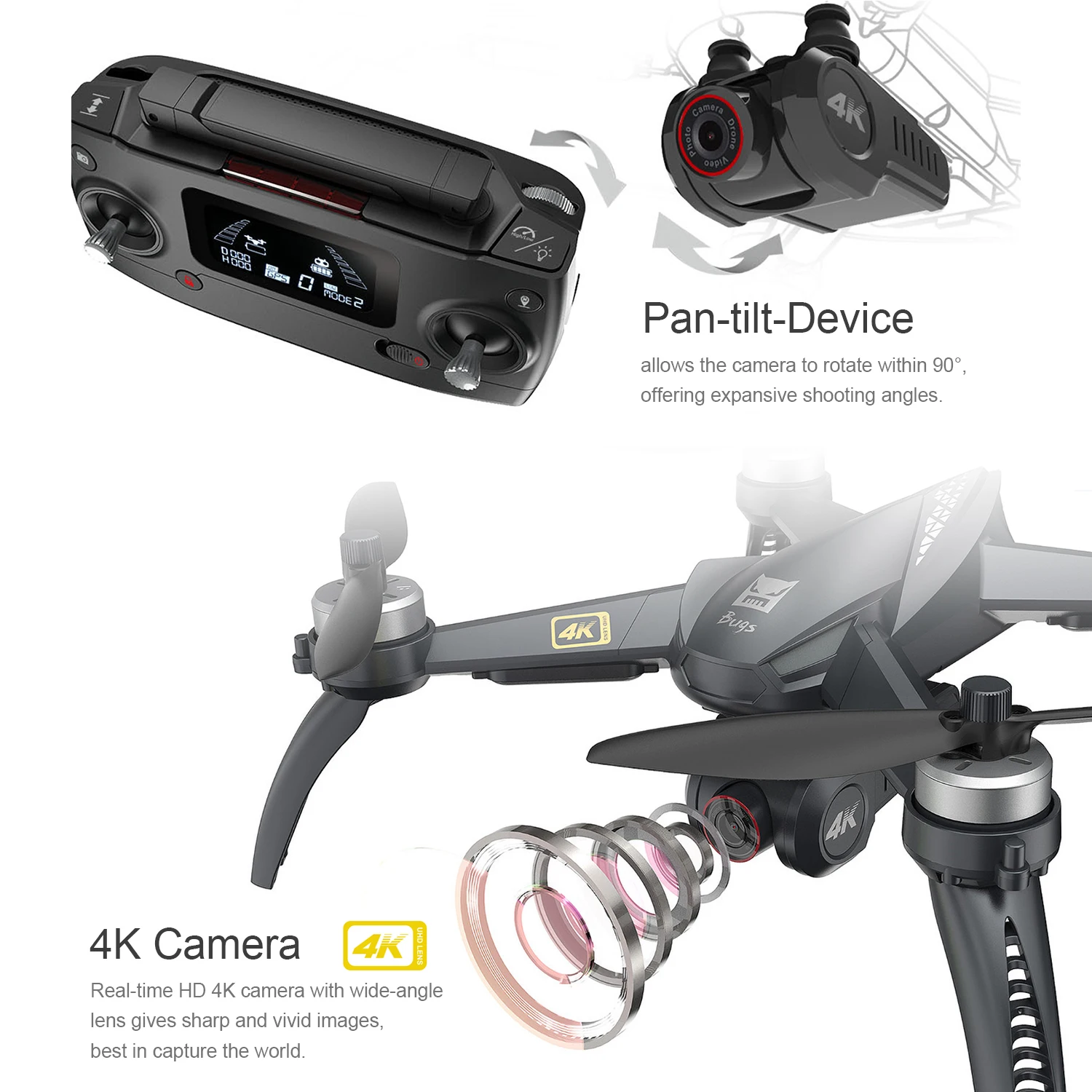 Дрон MJX B5W GPS беспроводная камера Wi Fi FPV 20 минут полета|Радиоуправляемые самолеты| |