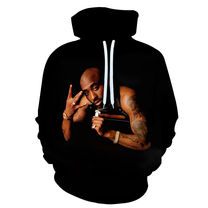Мужские/женские толстовки, толстовка с длинным рукавом, 3D принт, 2pac, толстовки в стиле хип-хоп, пуловер с капюшоном, топы размера плюс S-6XL - Цвет: W5088