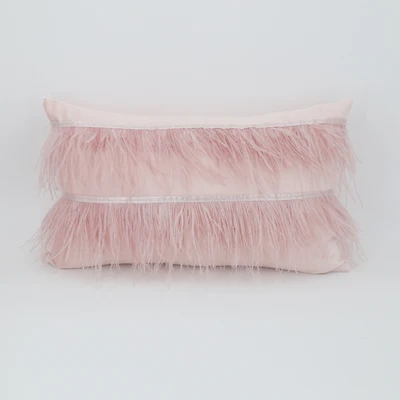 Перо поясничная Подушка страусиное перо диван-Подушка Чехол Обложка красоты