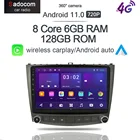 720P 360 панорамная камера 6G + 128G Android 11 автомобильный dvd-плеер GPS Стерео RDS радио для Lexus IS250 IS300 IS200 IS350 2006-2012