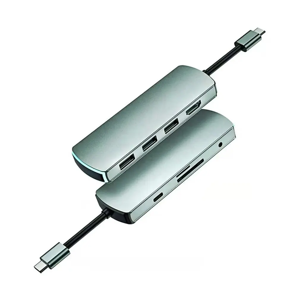 USB C концентратор для мульти концентратора 3 0 4K /SD/TF кардридер/PD зарядка аудио/RJ45